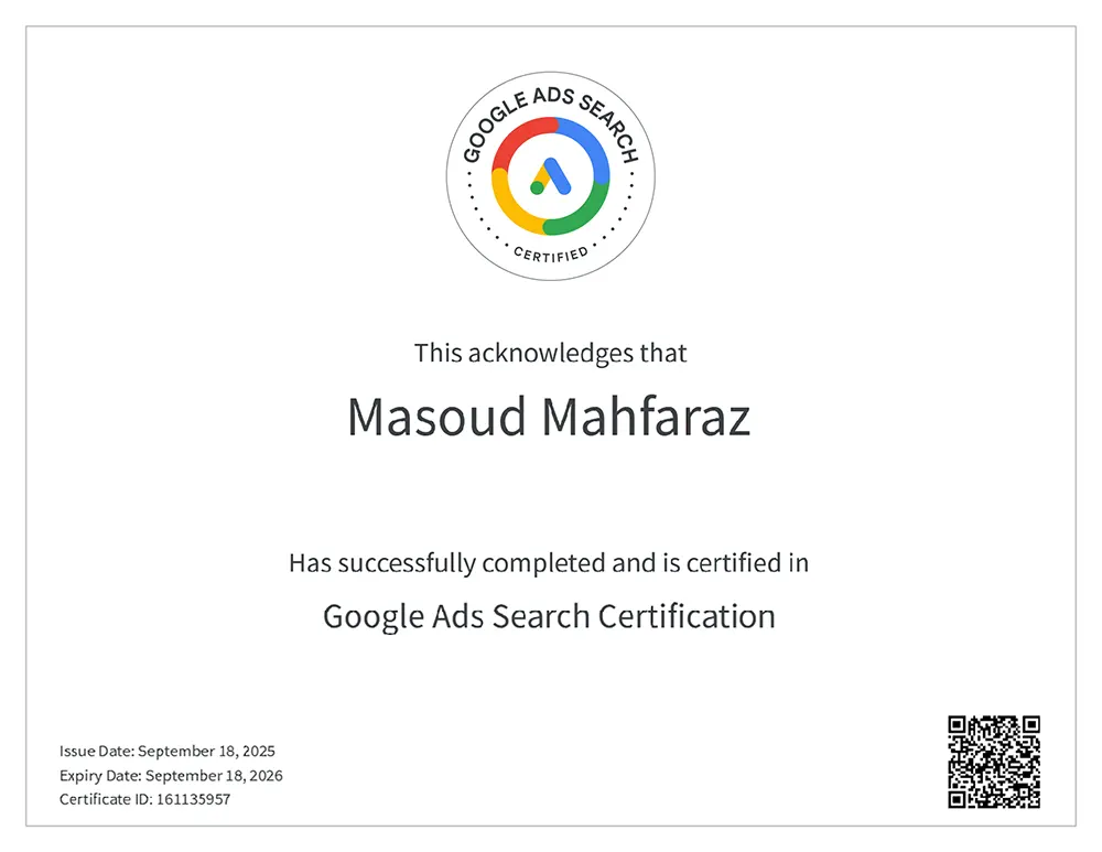 Google ADS Search درباره ما